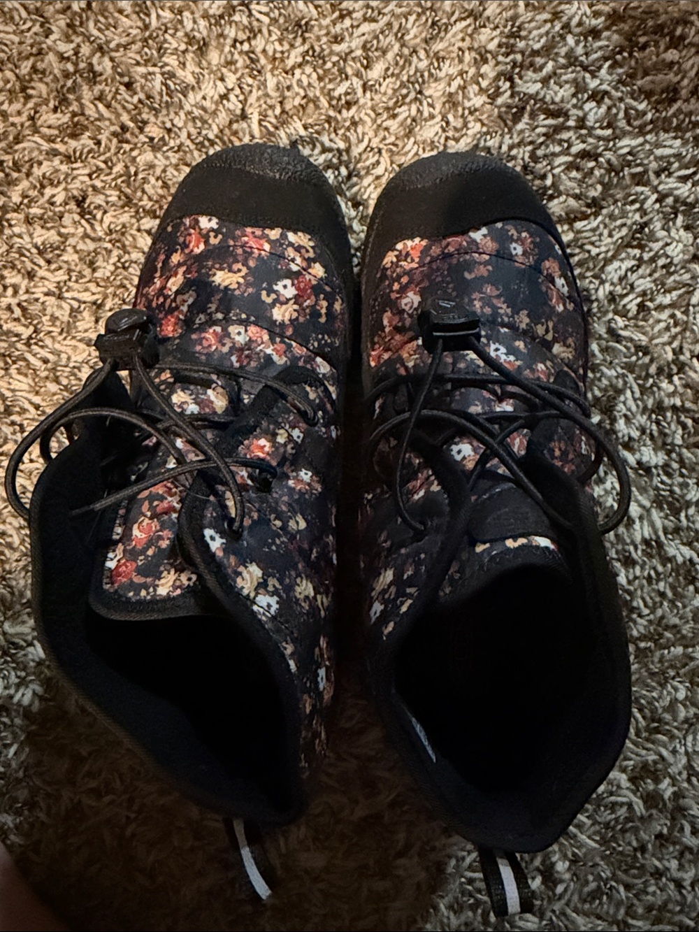 Keen Women's Black Floral Lace-Up Boots